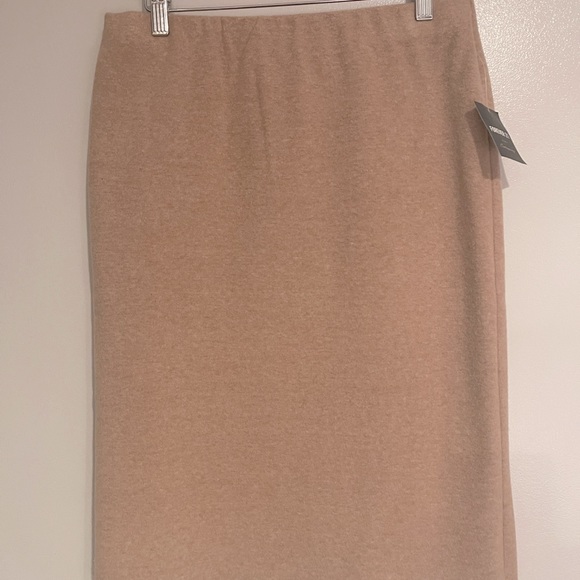 NWT - Sweater High-waisted Midi Skirt - Tan - Large - Picture 5 of 10